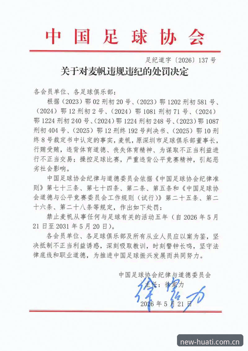 华体育专业服务怎么样 中国足协第三批禁足名单深度评测:65名从业人员遭重罚,行业净化行动全面升级